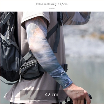 Kültéri karvédő Ice Silk anyagból, csíkos mintázat, csúszásmentes, légáteresztő, férfiak számára