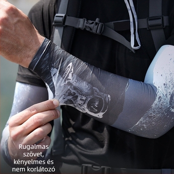 Kültéri karvédő Ice Silk anyagból, csíkos mintázat, csúszásmentes, légáteresztő, férfiak számára