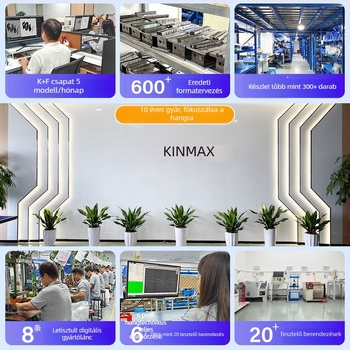 HiFi DAC és fejhallgató-amp 3,5 mm és USB-C‑hez, hordozható hangkártya ezüstbevonatos rézmaggal