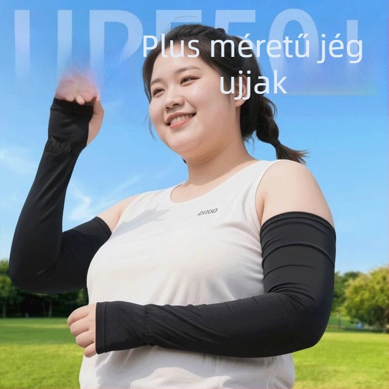 Runhao Napvédő Ice Silk karvédő kültéri vezetéshez és kerékpározáshoz, hosszú, laza, nyár (Ice Silk anyag, Poliészter, Modell m025)