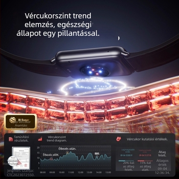 DIDO R40SProII okos karkötő – vérnyomás, oxigén-szint a vérben, pulzus, alvásfigyelés és Bluetooth hívások