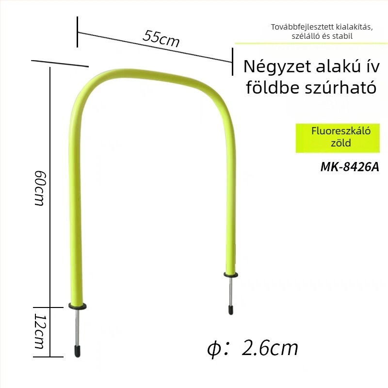 Futball mini kapu edzőkészlet labdakezeléshez és cselezéshez, röplabda akadályok