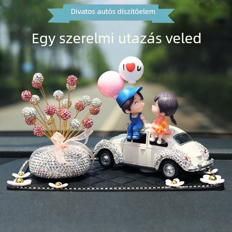 Autó belső dekoráció – Istennő-stílus, Luxus aromaterápiás diffúzor, Ötvözet, Rajzfilmszerű stílus, Áldás funkció