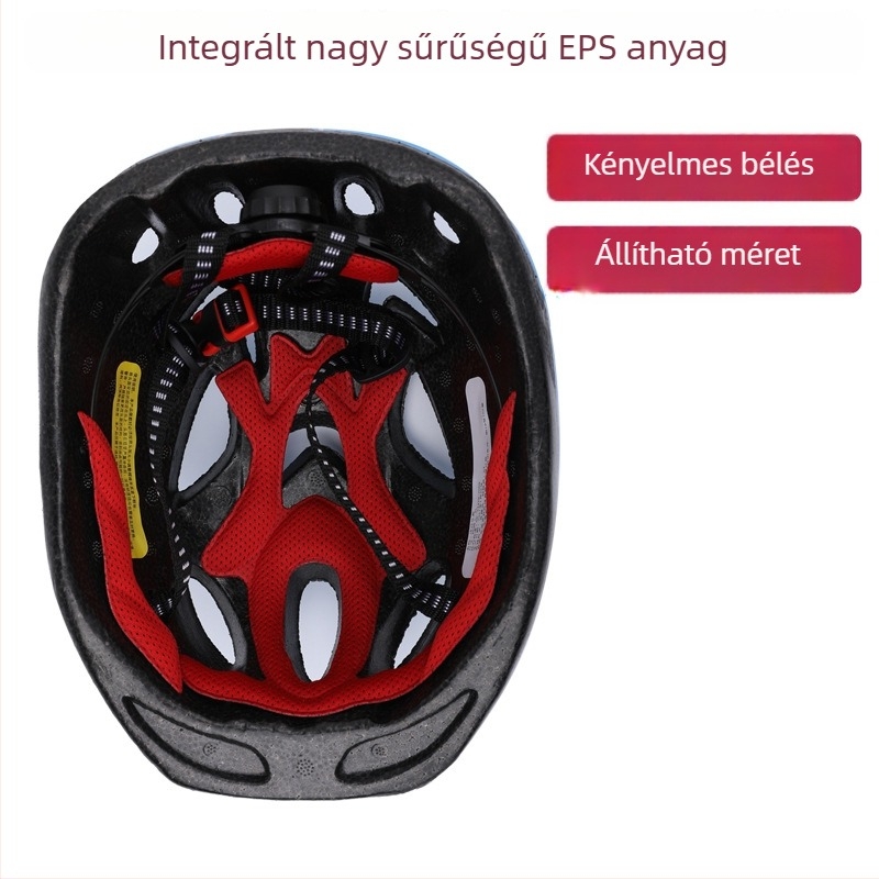 Gyerekeknek szóló kerékpár- és görkorcsolya sisak - állítható, lélegző, PVC+EPS, Zhenku