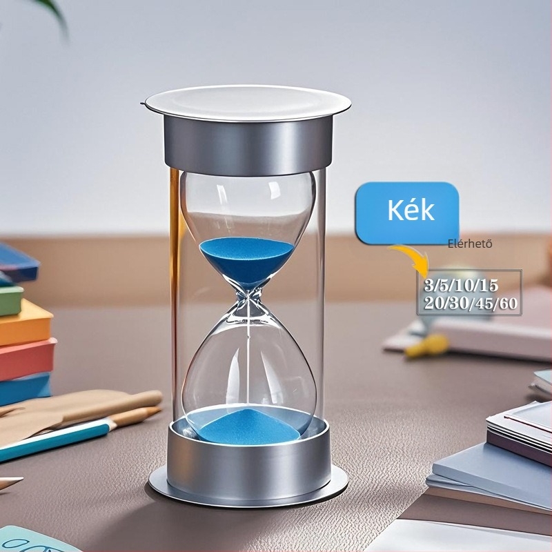 Konyhai homokóra időzítő, ütésálló, 5/10/30 perc, fújt üveg, kínai stílusú asztali dísz, Morning Tide márkájú