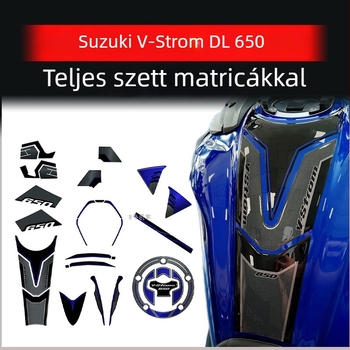 Tankvédő matrica Suzuki V-Strom DL 650 – karcálló, oldalsó filmborítás, motorkerékpár, márka LISM, modell V-Strom DL 650, termékszám 019, egyedi feldolgozás: Igen