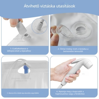 Kültéri víztáska 10L, vízálló anyag, TC márka, kempingezéshez, túrázáshoz és hegymászáshoz