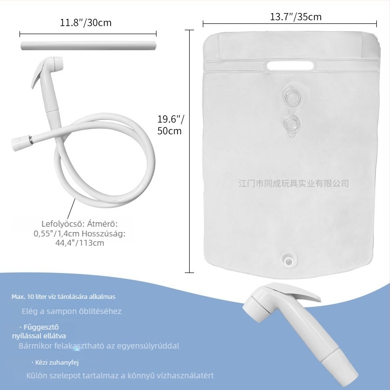 Kültéri víztáska 10L, vízálló anyag, TC márka, kempingezéshez, túrázáshoz és hegymászáshoz