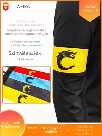 Futball kapitánykarszalag, elastikus, állítható edzésekhez és mérkőzésekhez, személyre szabható gyermekek és felnőttek számára