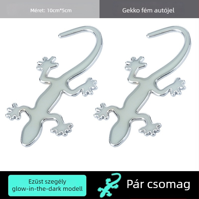 Autó karosszéria matrica – 3D állat mintázat, ragasztós telepítés, testre szabható