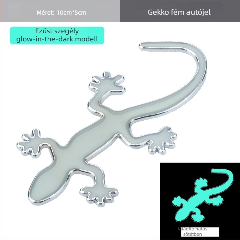 Autó karosszéria matrica – 3D állat mintázat, ragasztós telepítés, testre szabható