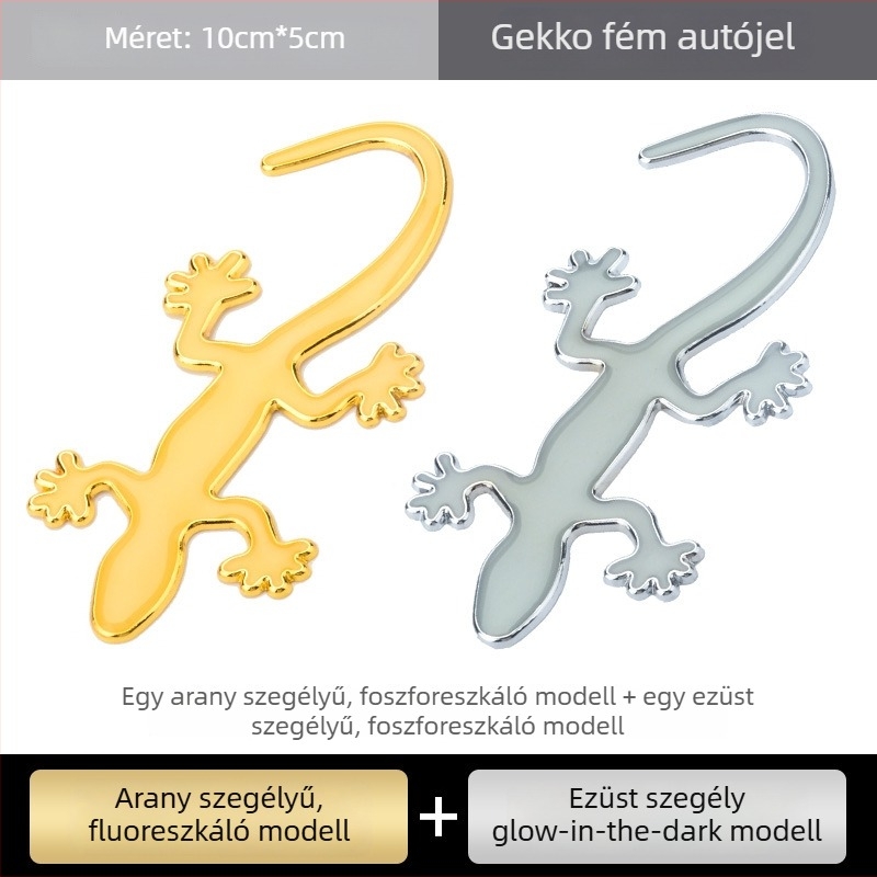 Autó karosszéria matrica – 3D állat mintázat, ragasztós telepítés, testre szabható