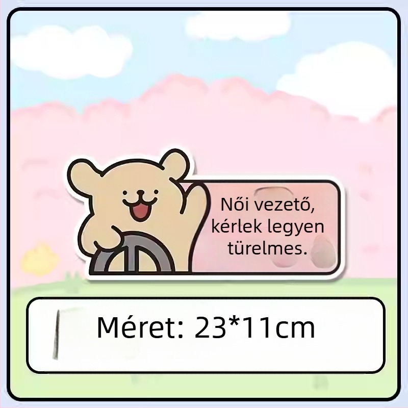 Autó karosszéria matrica – mágneses felhelyezés; anyag: matrica; típus: karosszéria matrica