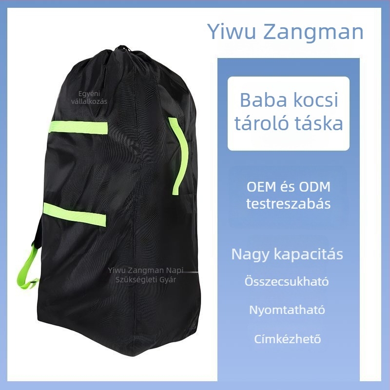 Kocka formájú utazótáska, 420D Oxford anyag, többfunkciós, modell TCSND-001