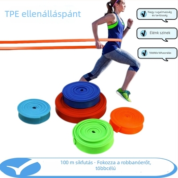 Atlétikai ellenállás-szalagok, állítható erőnléti edzőszalagok, jóga és fitnesz edzéshez, testre szabható