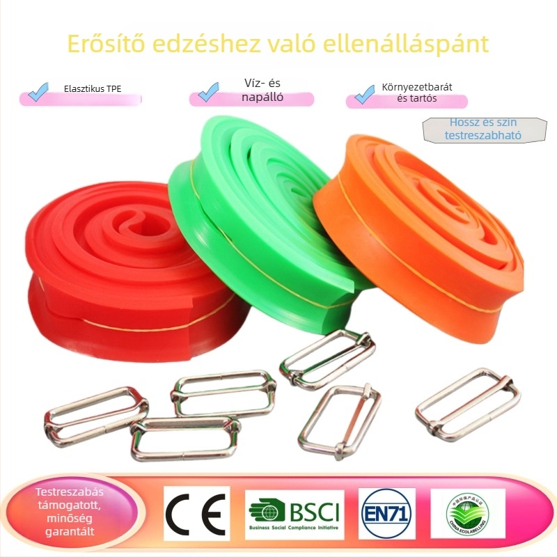 Atlétikai ellenállás-szalagok, állítható erőnléti edzőszalagok, jóga és fitnesz edzéshez, testre szabható