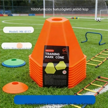MAICCA Fociedzéshez – hexagonális jelzőkorongok és akadálykúpok, PE Mk-8117