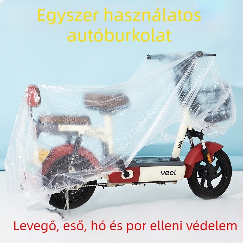 Elektromos járműtakaró – porálló, japán stílusú, egyszerű dizájn