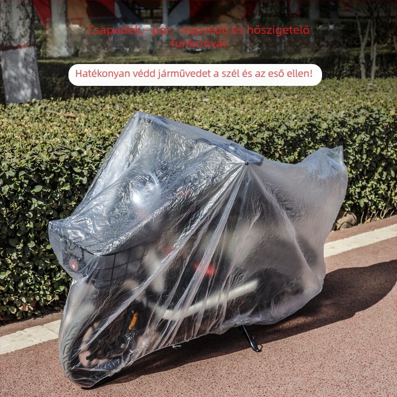 Elektromos járműtakaró – porálló, japán stílusú, egyszerű dizájn