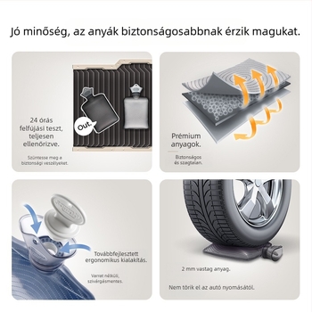 Samply Baba meleg vízzel töltött melegítő zacskója a hasra – kis méret, vízzel tölthető, kézmelegítő és hasfájások enyhítésére