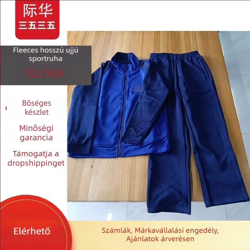 Téli futó polár fleece dzseki, uniszex, hosszú ujjú, polár bélés, kapucni nélkül