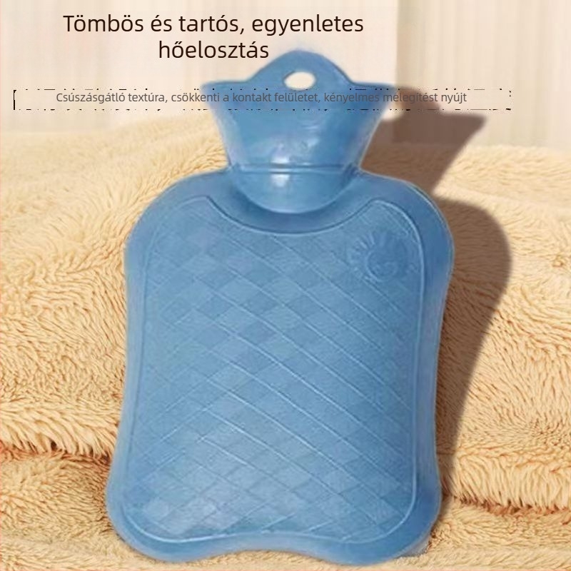 Stitch cartoon plüss melegítő palack vízzel töltve, nyomtatott textil anyag, fűtés vízzel történik, kézre, derékre, lábakra és hátra alkalmas