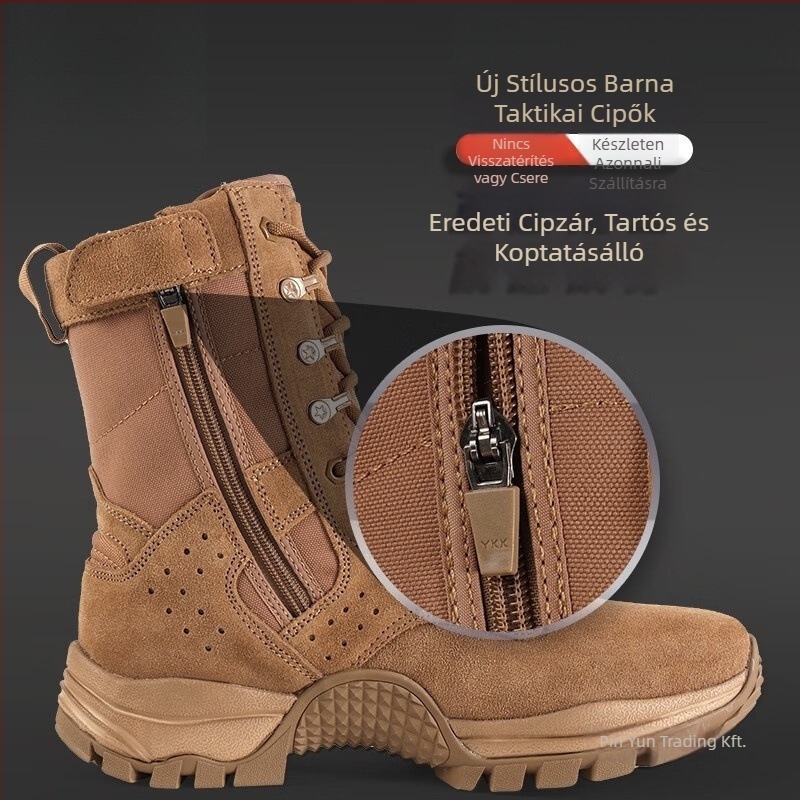 Taktikai Magas Szárú Harci Csizma – Nylon, Uniszex, Felnőttek (Márka: PINYUN; Anyag: Nylon; Alkalmazások: Futás, Kerékpározás, Edzés)