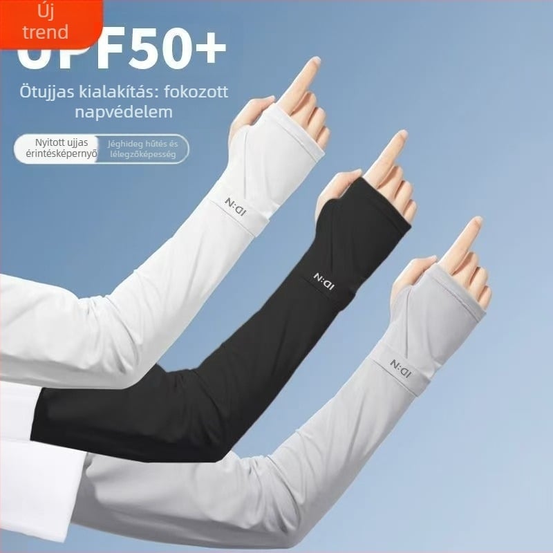 Nylon UV-védett hűtő ujjvégek nyári kerékpározáshoz – 81–95% nylon tartalom, 15% spandex, anyag: nylon