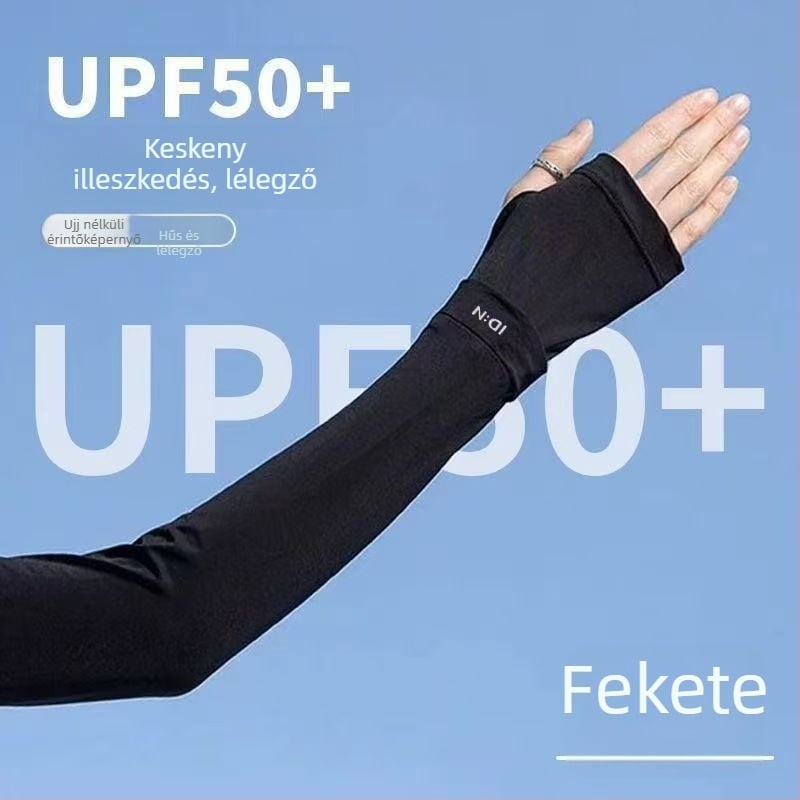 Nylon UV-védett hűtő ujjvégek nyári kerékpározáshoz – 81–95% nylon tartalom, 15% spandex, anyag: nylon