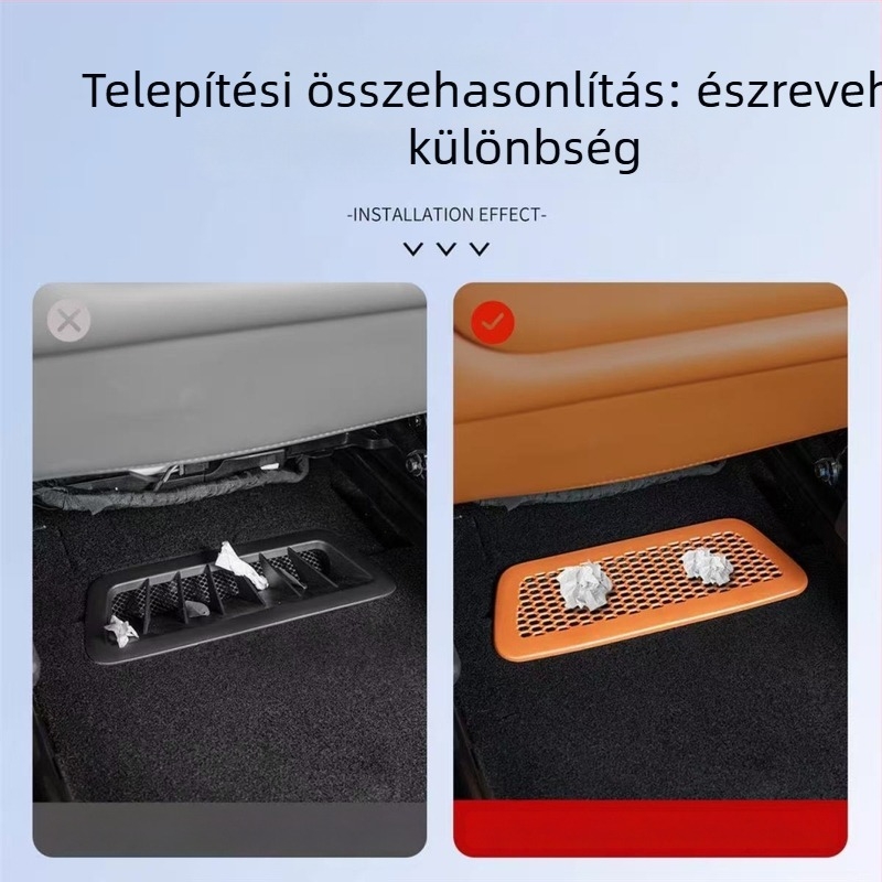 Rozsdamentes acélból készült ülés alatti levegőkimeneti maszk, 26 Wenjie M7/M8 modellhez kompatibilis, testreszabható, modell 000