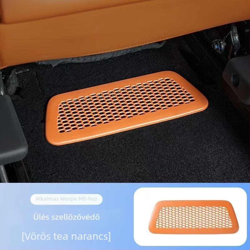 Rozsdamentes acélból készült ülés alatti levegőkimeneti maszk, 26 Wenjie M7/M8 modellhez kompatibilis, testreszabható, modell 000