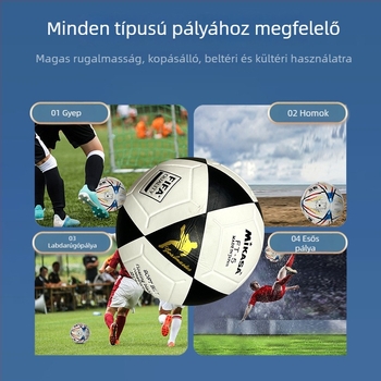 Sparley PVC futball ragasztott varratokkal, testreszabható, logó nyomtatva