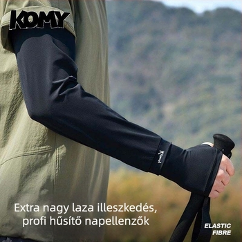Kültéri Arm Sleeves – UV védelem, gyorsan száradó nylon, uniszex, felnőtt