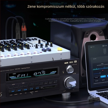 YYTCG 3.5 mm to dual XLR audió kábel PVC burkolattal hang- és videóberendezésekhez