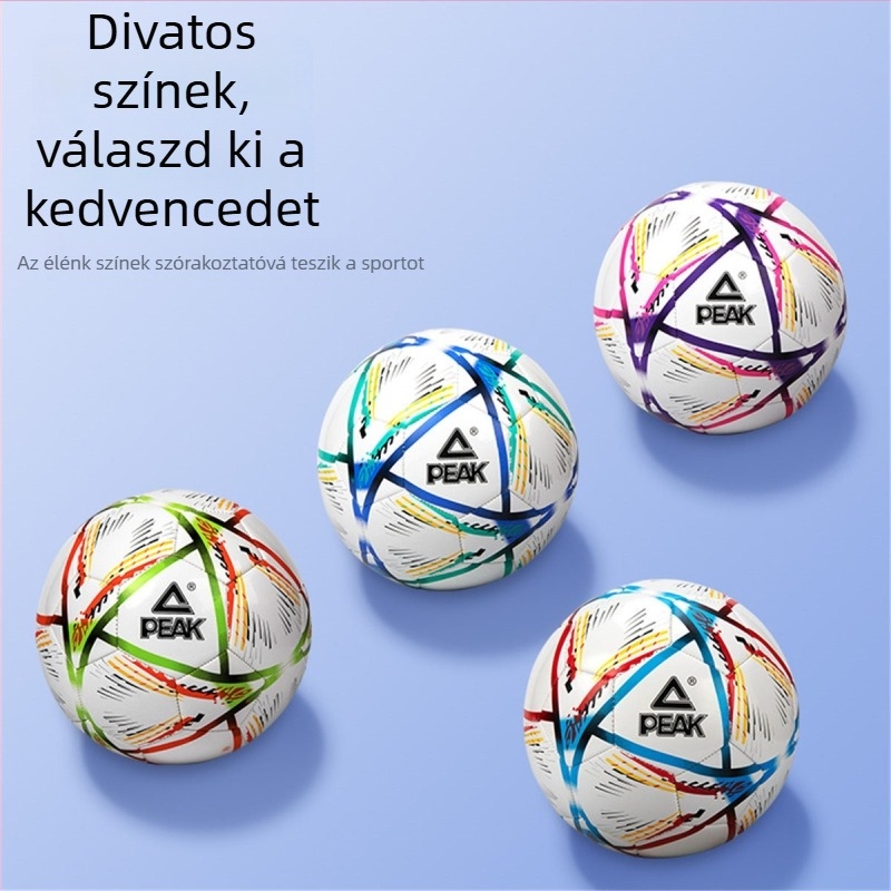 Peak gyerekeknek szánt futball-labda, méret 4 és 5 – edzőlabda általános iskolásoknak és fiataloknak