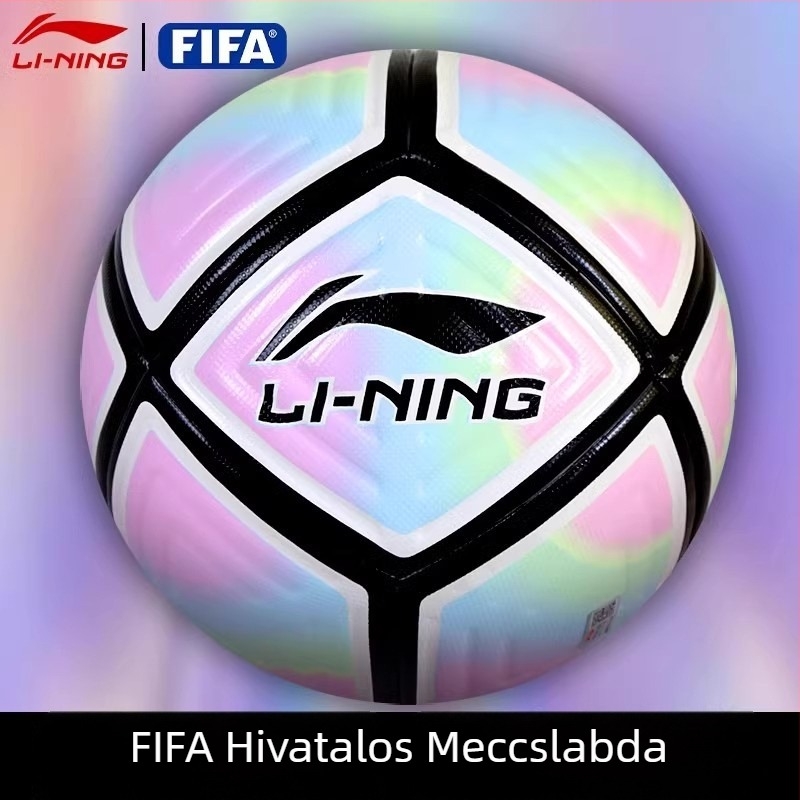 Li-Ning futball 2025 Cyclone Aurora – Méretek 5 és 4 – Ifjúsági edzés és versenylabda – Eredeti