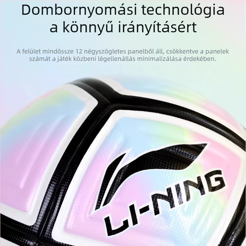 Li-Ning futball 2025 Cyclone Aurora – Méretek 5 és 4 – Ifjúsági edzés és versenylabda – Eredeti