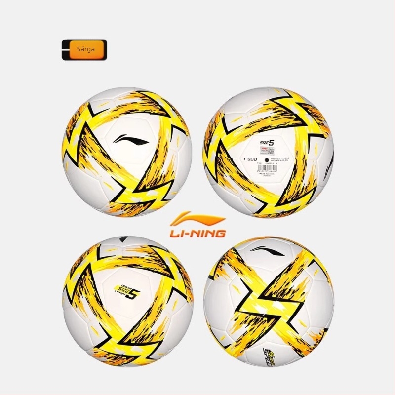 Li-Ning futball 2025 Cyclone Aurora – Méretek 5 és 4 – Ifjúsági edzés és versenylabda – Eredeti