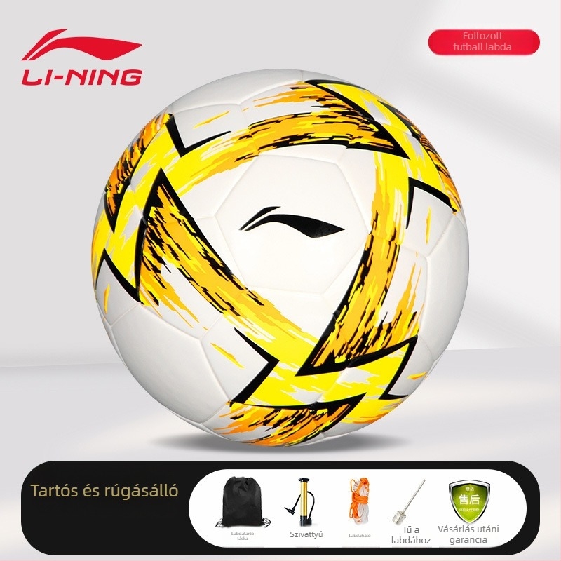 Li-Ning futball 2025 Cyclone Aurora – Méretek 5 és 4 – Ifjúsági edzés és versenylabda – Eredeti