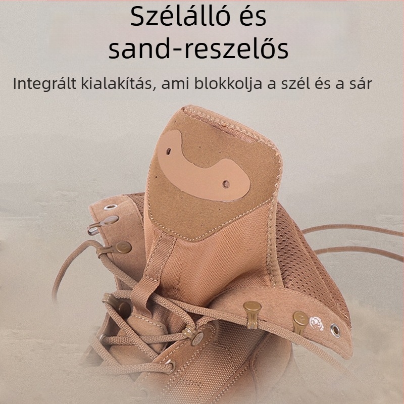 Férfiak számára kültéri taktikai csizmák — Handsome, vízálló anyag, futásra, edzésre, jégre és hóra, lövészetre