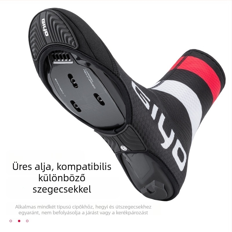 GIYO kerékpáros cipővédők, uniszex, vastagított meleg, porálló, hegyi- és országúti kerékpárokhoz
