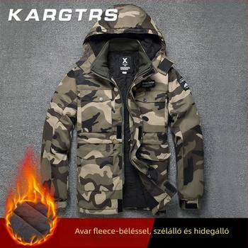 Téli munkaruházati pamut tömött kabát, 95% pamut, tűzálló, gyártelephez