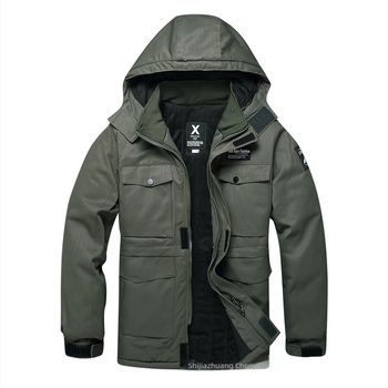 Téli munkaruházati pamut tömött kabát, 95% pamut, tűzálló, gyártelephez