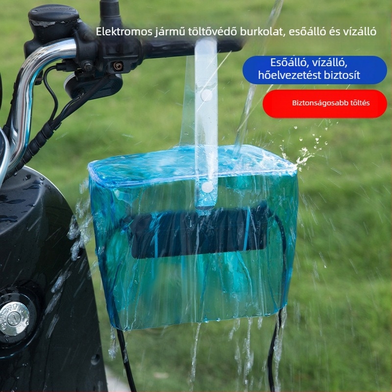 Esőálló autóvédő takaró kültéri elektromos járművekhez – por- és esőálló védelem