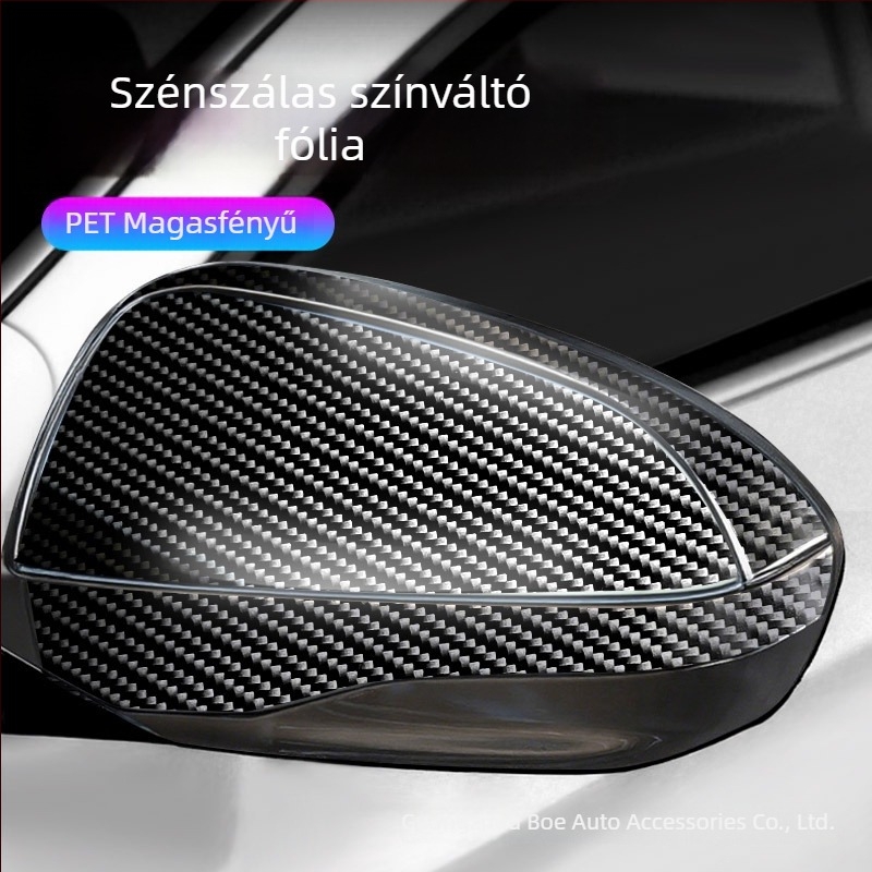 XTAF szénszálas autódekorfólia – vízálló színváltoztató fólia a karosszériához és belső felületekhez, 5D magasfényű szénszálas fólia, 4D hatás