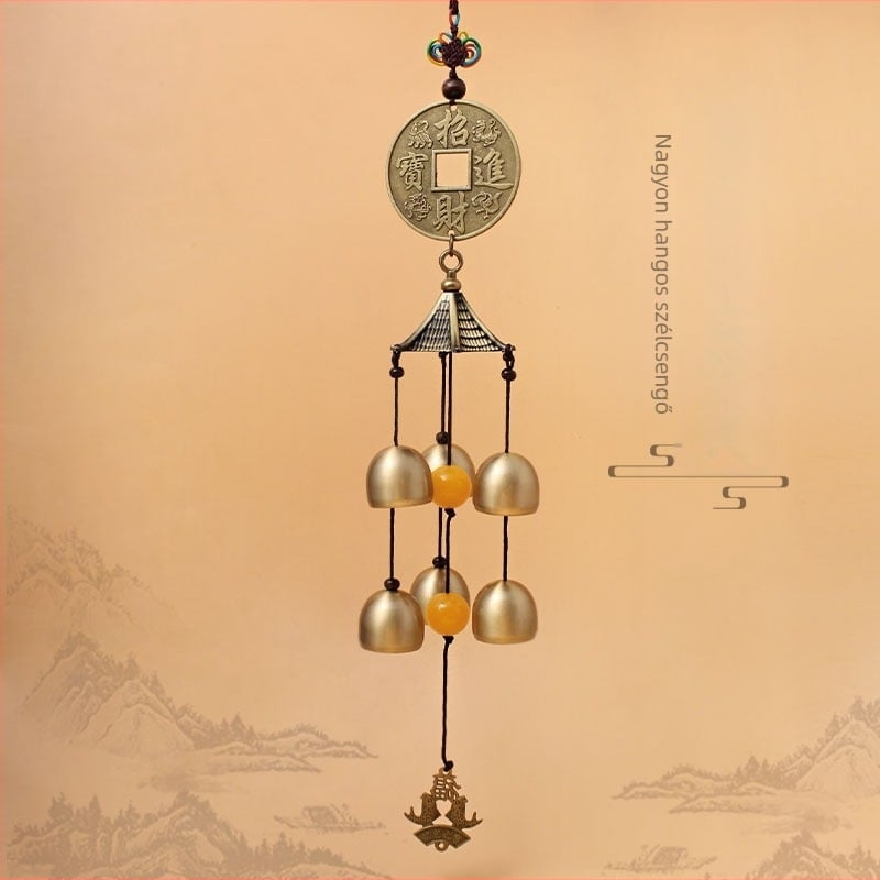 Ajtóharang rézből, szélcsengő függő dísz, Új kínai stílus, Zhejiang eredet