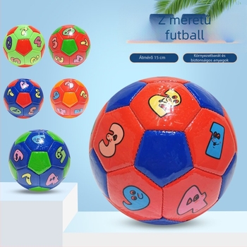 Gyerekeknek szóló futball – méret 5, megvastított, ütésálló, gépi varrással, edzésre és mérkőzésekre (PVC)