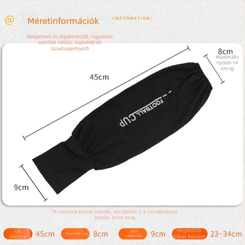 Férfi laza, lélegző UV-védett Ice Silk karvédők kerékpározáshoz, kültéri használatra