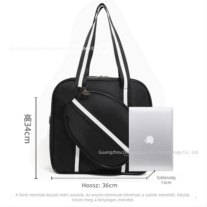 Női tenisztáska 2025 – új speciális borító, külső vállöv, nagy kapacitású sporttáska badminton/tenisz/pickleball számára, Oxford anyag, testreszabható, XINGNAN/Row South