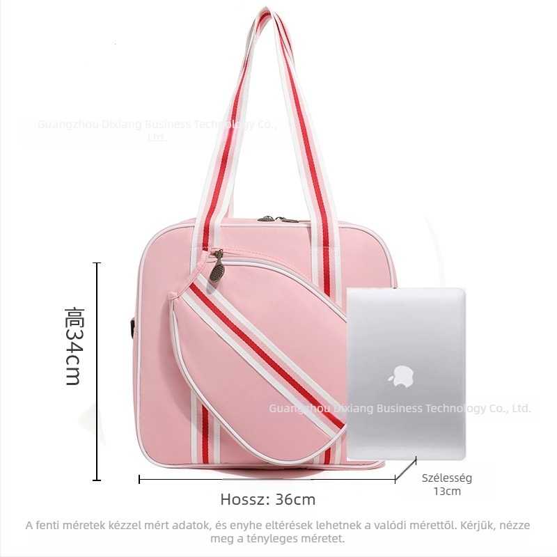 Női tenisztáska 2025 – új speciális borító, külső vállöv, nagy kapacitású sporttáska badminton/tenisz/pickleball számára, Oxford anyag, testreszabható, XINGNAN/Row South